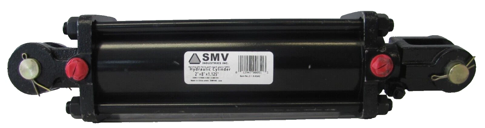 SMV Industries Hydraulic Cylinder 8" Stroke 2" Bore 4.5" Outer Barrel
