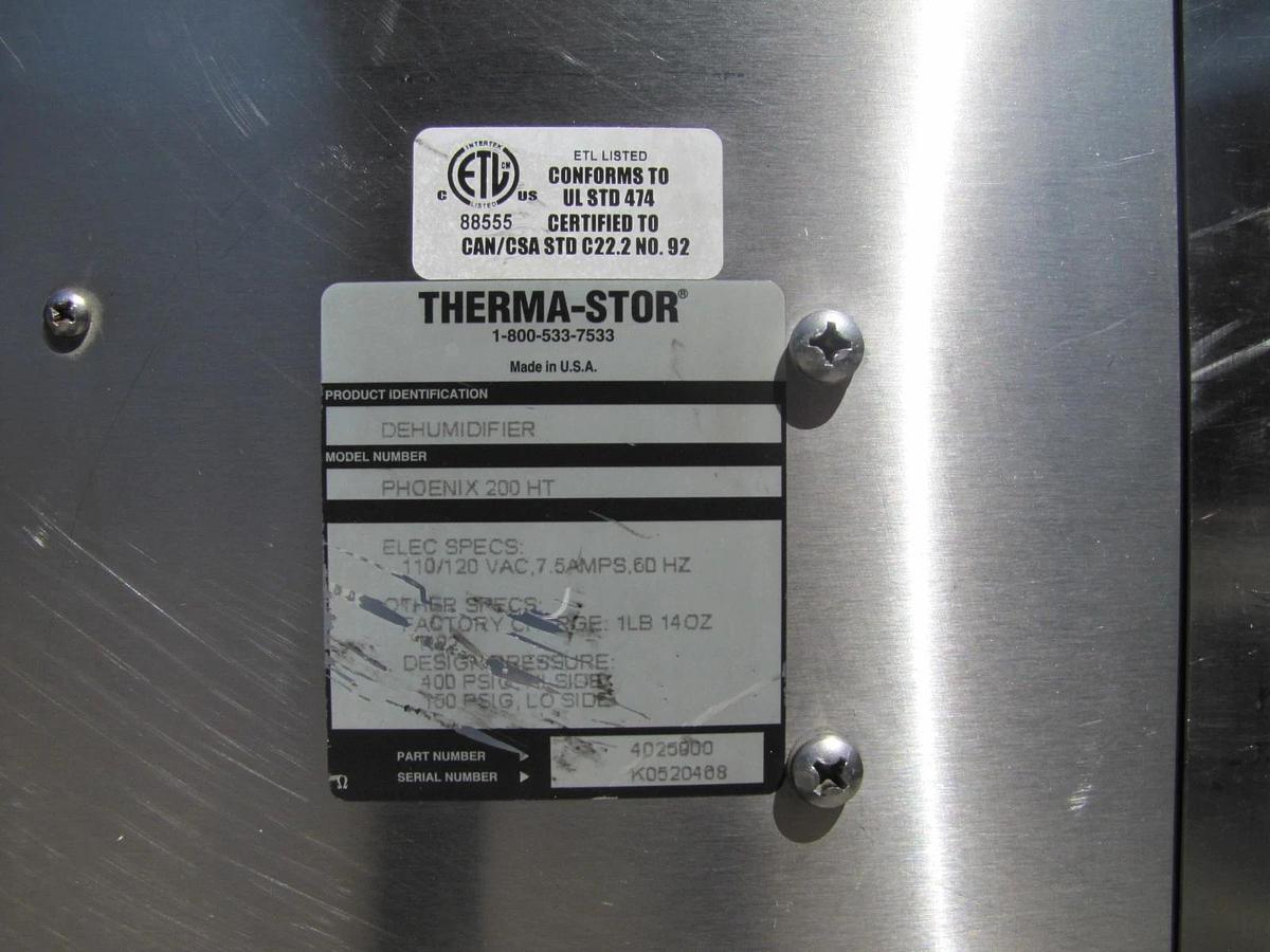 Used Phoenix 200HT Commercial Portable Dehumidifier 110V 135 PPD 380 CFM Restoration