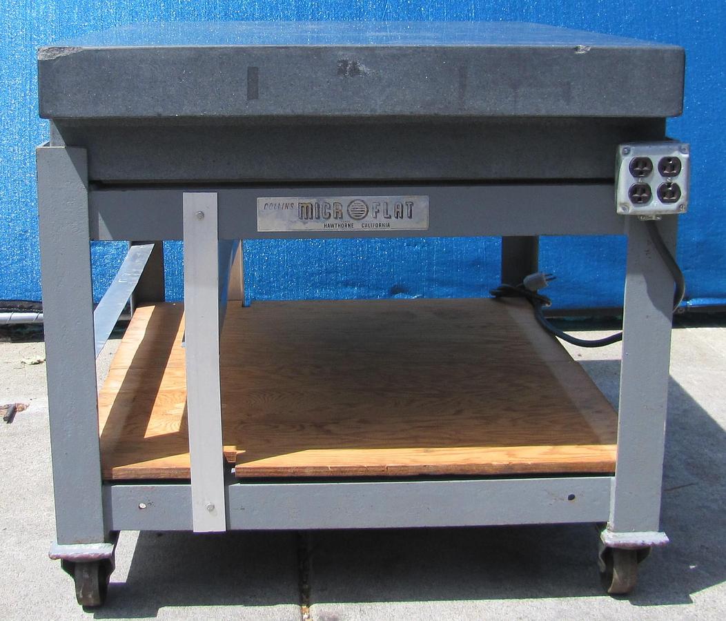 Used Collins Microflat Granite Table 48" x 36" Grade A Inspection Surface Plate