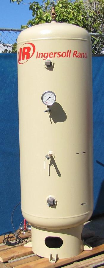 Used Ingersoll Rand 120 Gallon Air Receiver Tank w/ Filter Oil Separator & Regulator