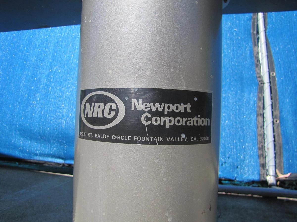 Used Newport RS 3000 10' x 2' Optical Breadboard Sealed Hole Table Top with Legs