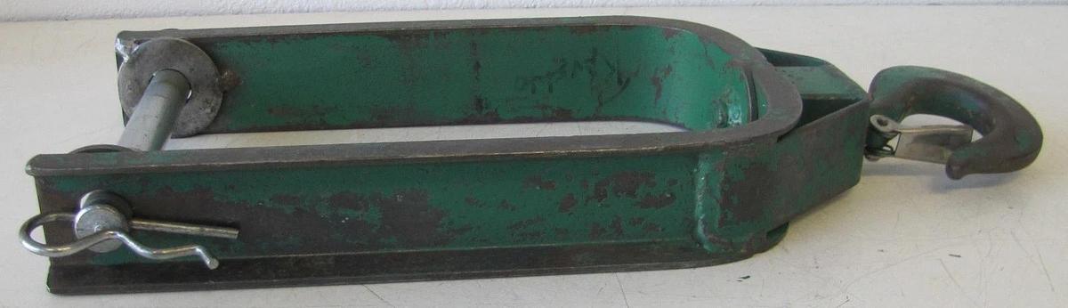 Used Greenlee 651 Hook for 12" Cable Sheave Pulley