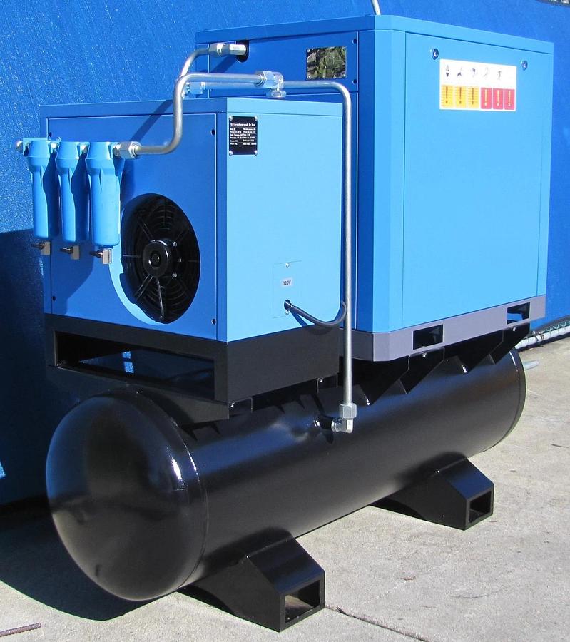 Used 2026 Maximus All-In-One 10HP Rotary Screw Air Compressor w/ 80 Gallon Tank