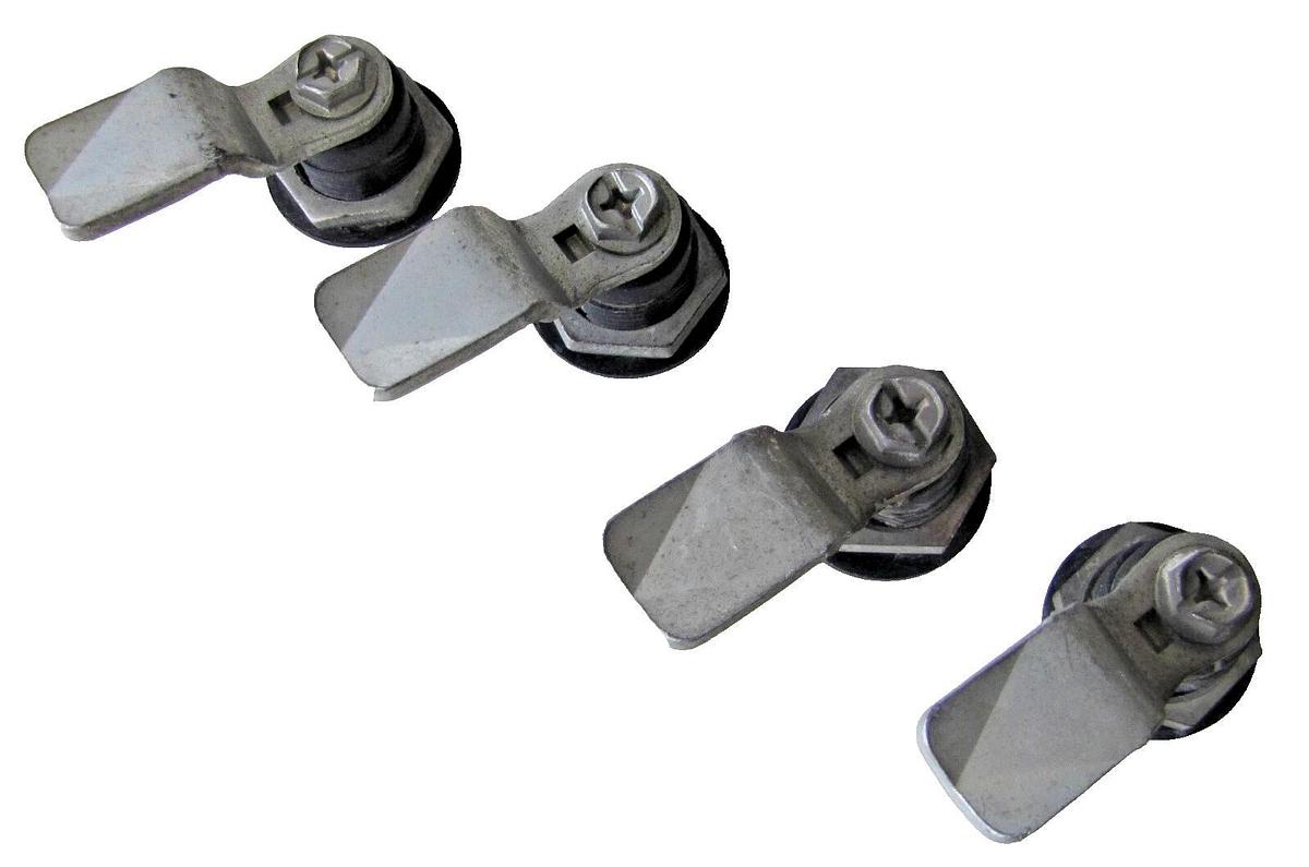 Used Lot of 4 Atlas Copco Compressor Door Panel Locks 2252723700