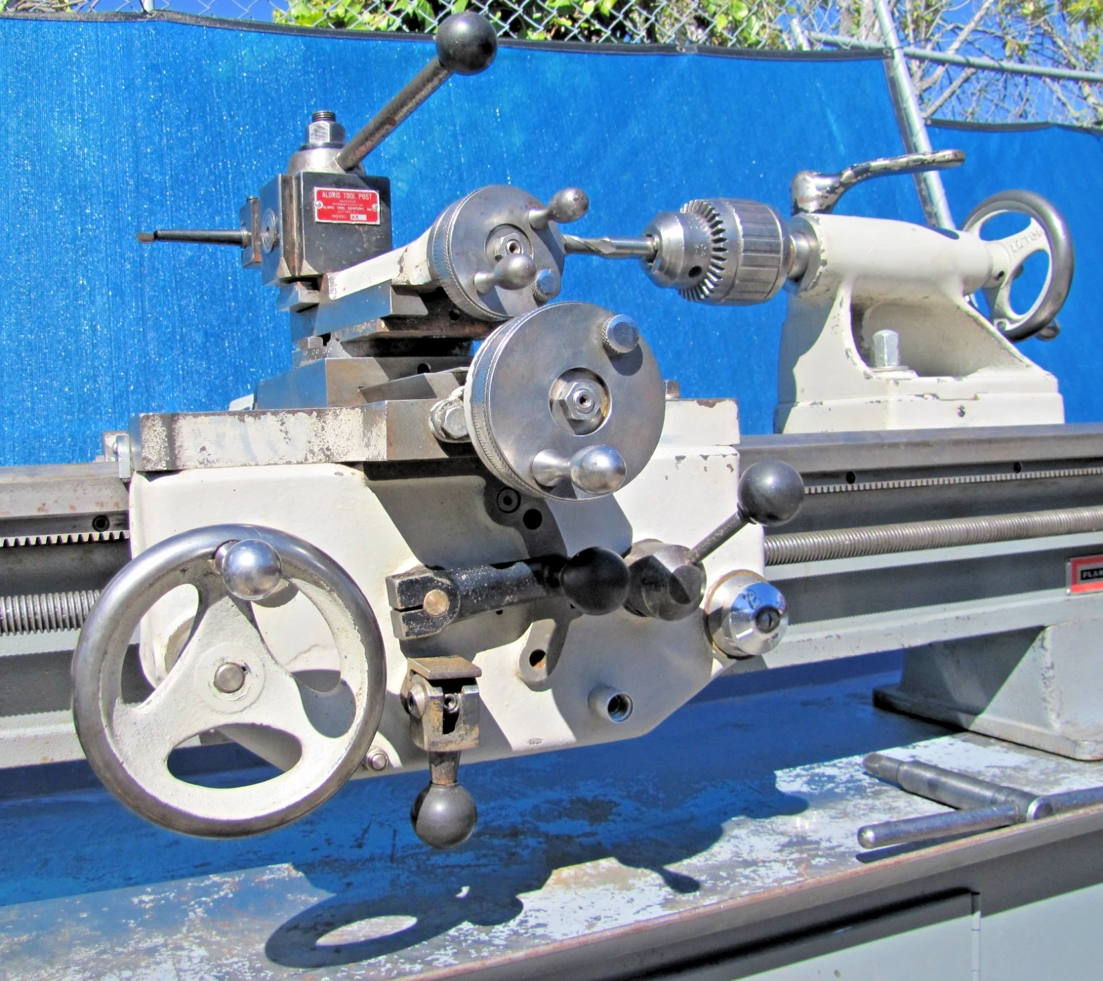 Used Rockwell 1HP Metal Lathe Variable Speed 8" 3 Jaw Chuck Cross Slide Feed 220V 1PH