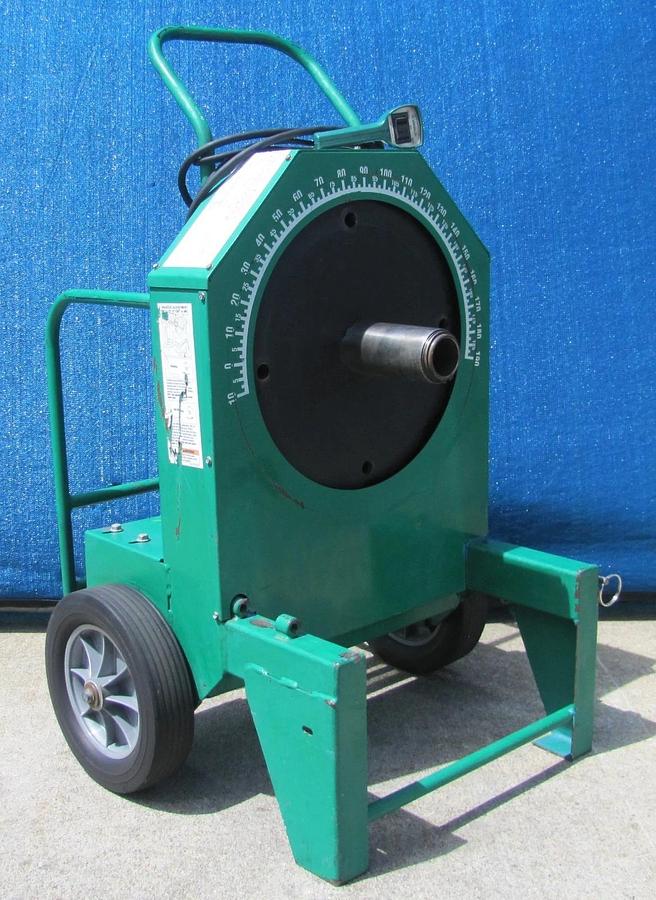 Used Greenlee 555C Classic Electric Conduit Bender 1/2" to 2" Pipe 120V 1HP 555