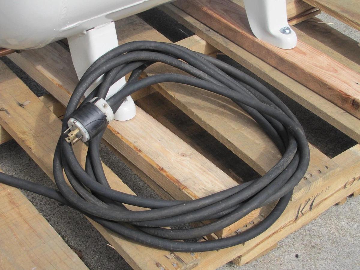 Used Powerex Oilless 3HP Scroll Air Compressor STS030134 with Tank and Air Dryer