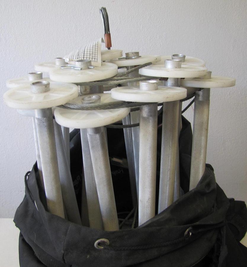 Used Guardian Fall Protection 17 Ft Rapid Deployment Rescue Ladder Rescue System