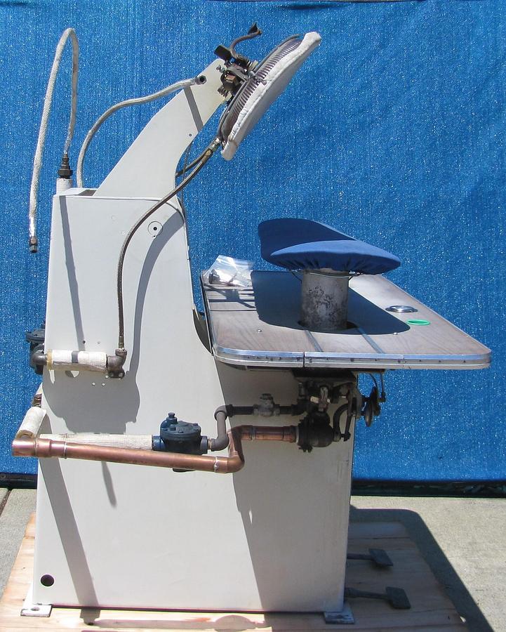 Used Ceco Dry Cleaning Machine Ironing Steam Press Steam & Air Operated Cissell Type