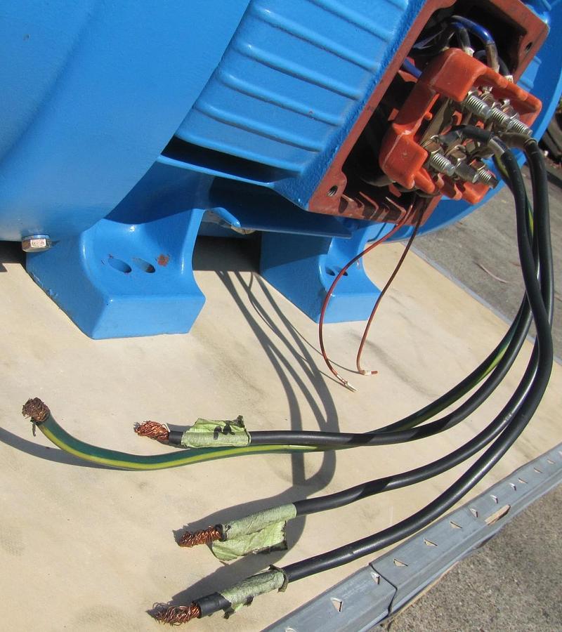 Used CompAir Hydrovane 75083-10 WEG 50 HP Electric Motor 400V 3 Phase 50Hz 1480 RPM