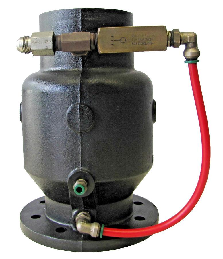 Used Sullair 02250166-128 Intake 4" Inlet Valve for 75hp Air Compressor 5510V/A 5500