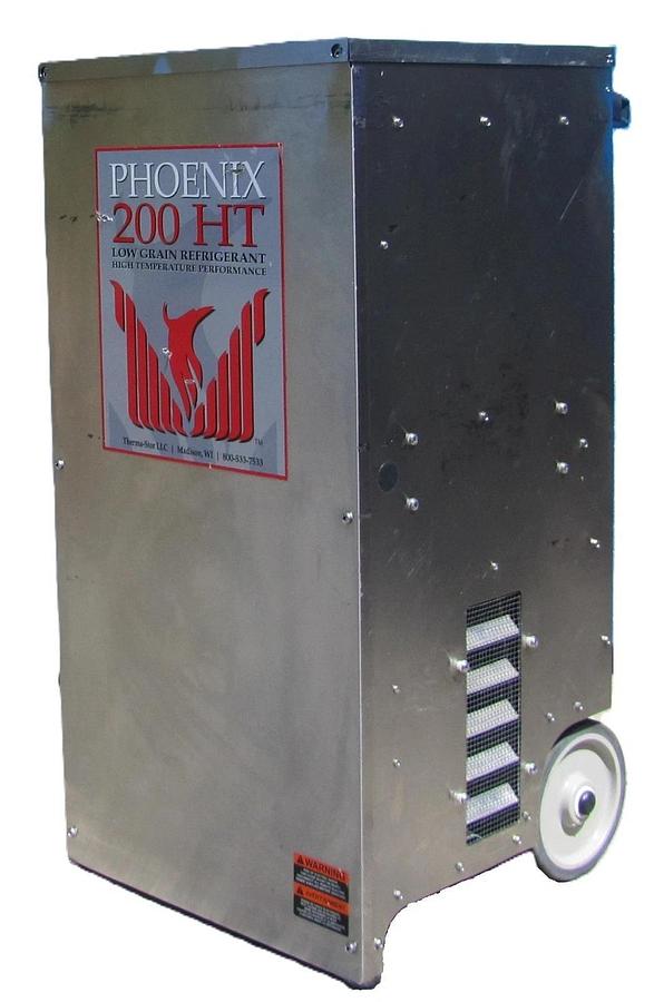 Used Phoenix 200HT Commercial Portable Dehumidifier 110V 135 PPD 380 CFM Restoration
