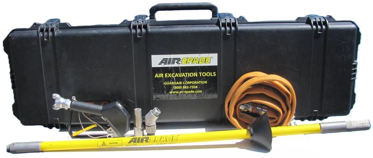 Used AirSpade Series 2000 Arborist Soil Excavation Tool Compressed Air w/ Case 2009