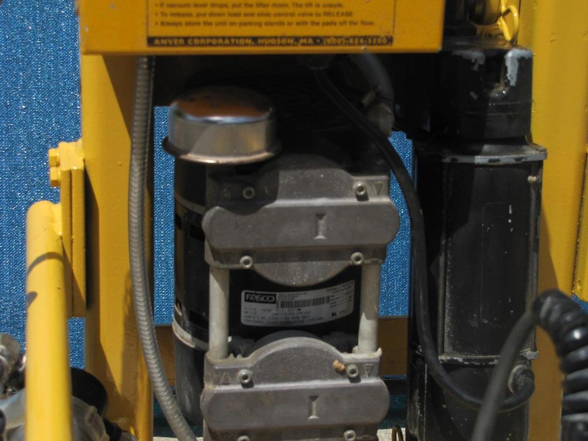 Used Anver 1000 lbs  Electric Powered Vacuum Pad Lifter Lift ET100S-FP 90° Tilting #2