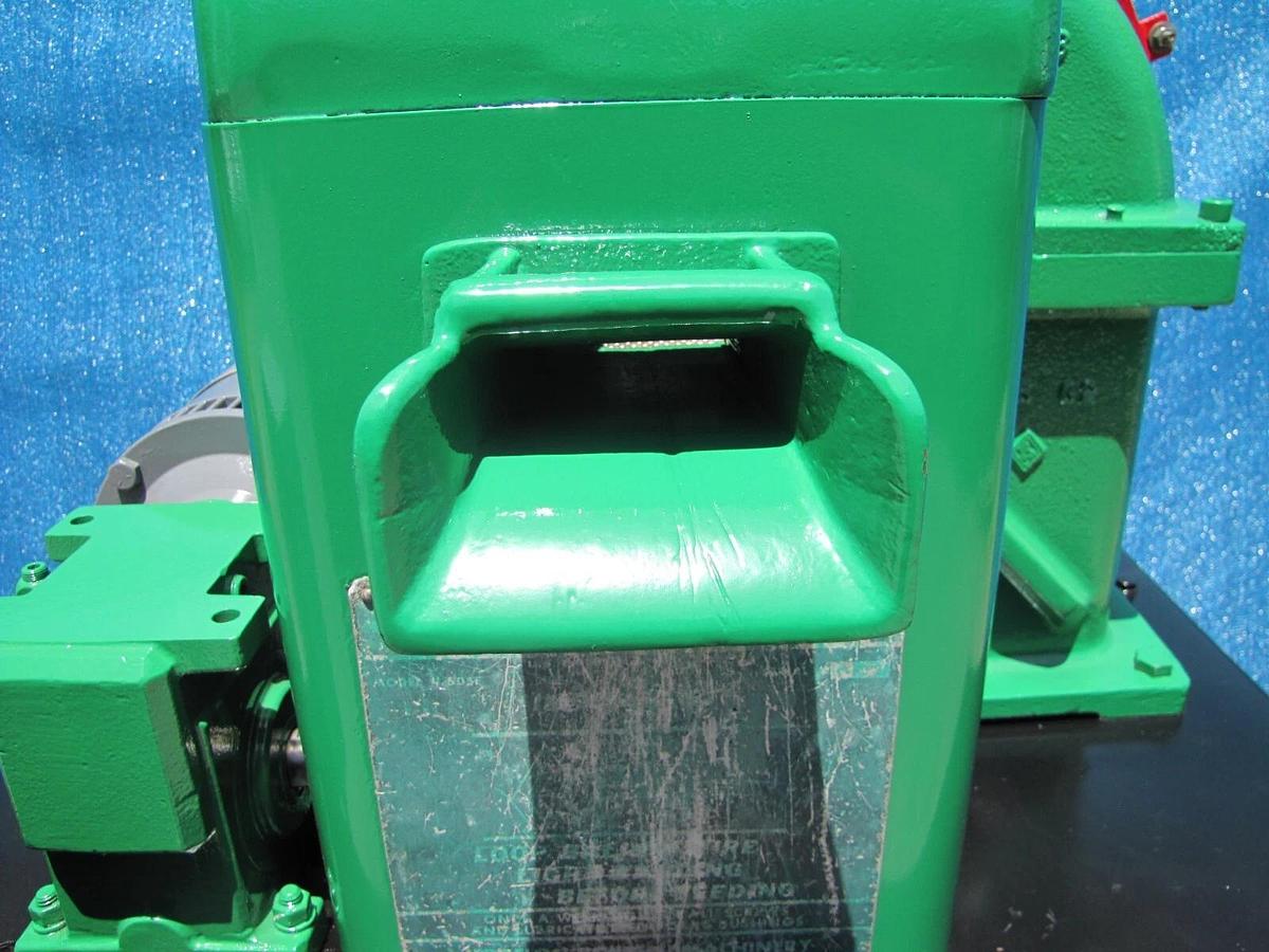Used Sweed Metal Scrap Banding Wire Recycling Chopper with Wheeled Stand 460V 3PH