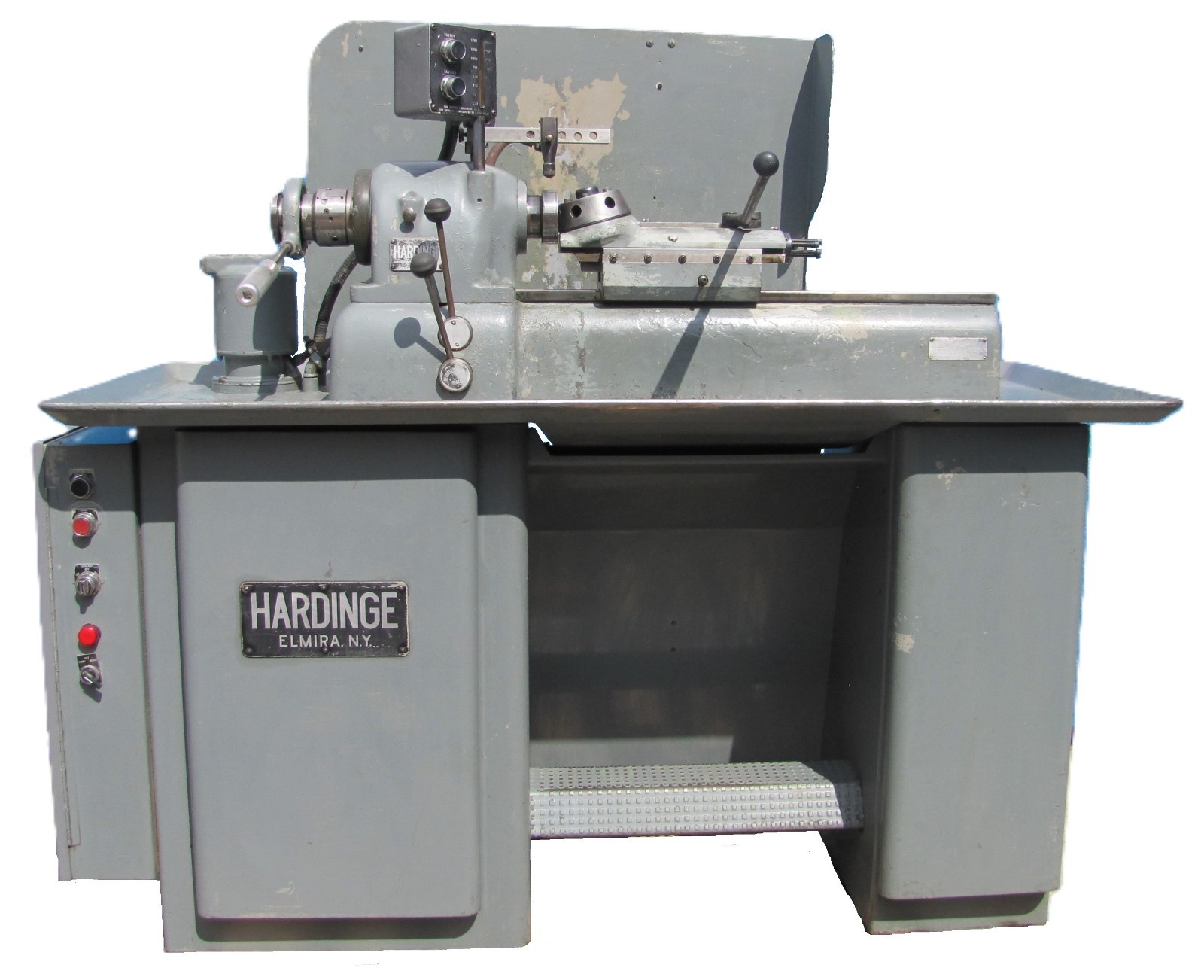 Used Hardinge VBS Collet Type Metal Lathe 1HP 460V 3PH Turret Attachment Coolant Pump