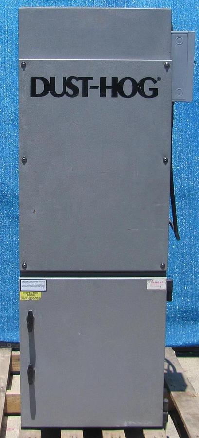 Used UAS 1.5 HP Dust Hog Air Filtration Dust Collector w/ Air Powered Filter Cleaner