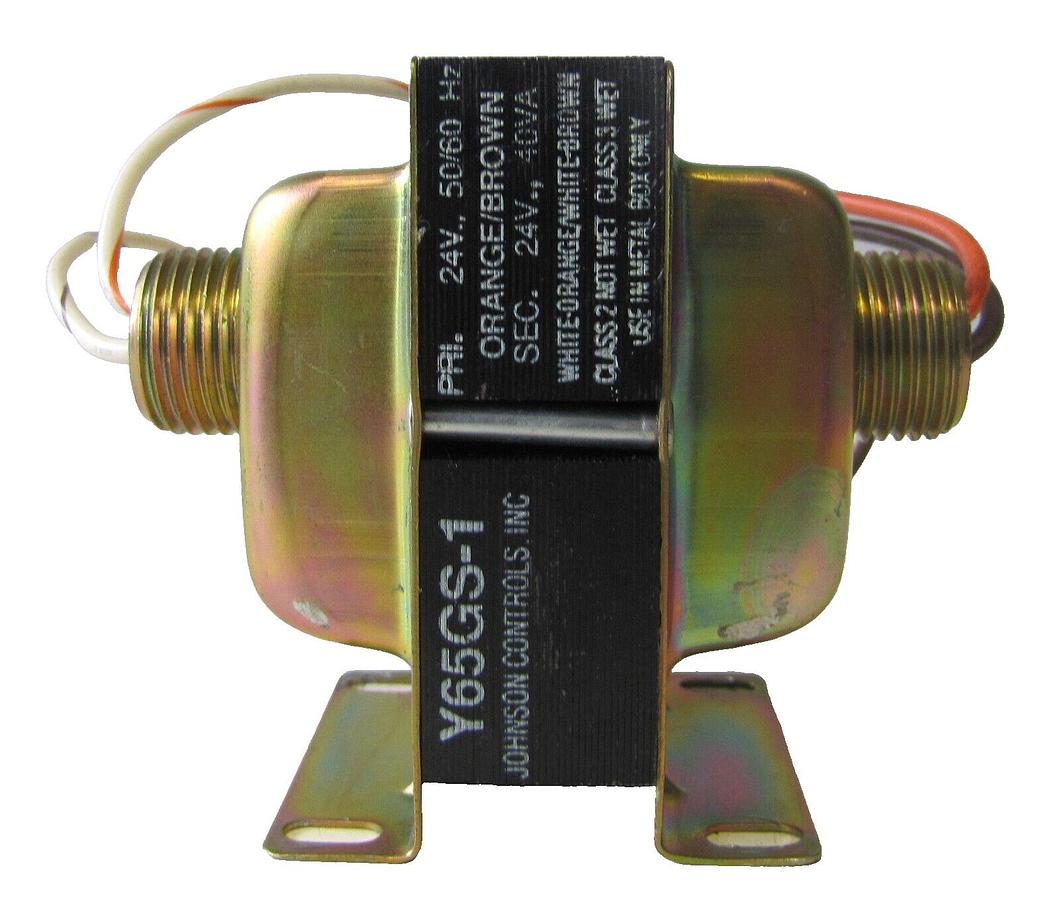 Used Johnson Controls 40 VA Power Transformer Y65GS-1 24V Input 24V Output