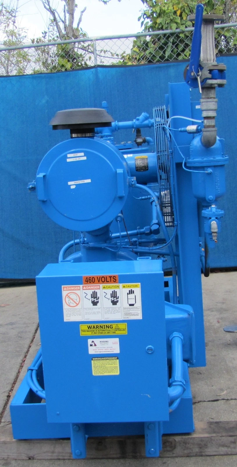 Used Quincy QNW G-242-F 50 HP Rotary Screw Air Compressor 460V 3 Phase