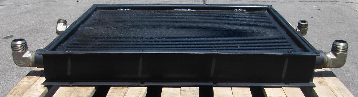 Used Sullair Air Oil Cooler 02250081-393 Part Replacement 50 HP Screw Air Compressor