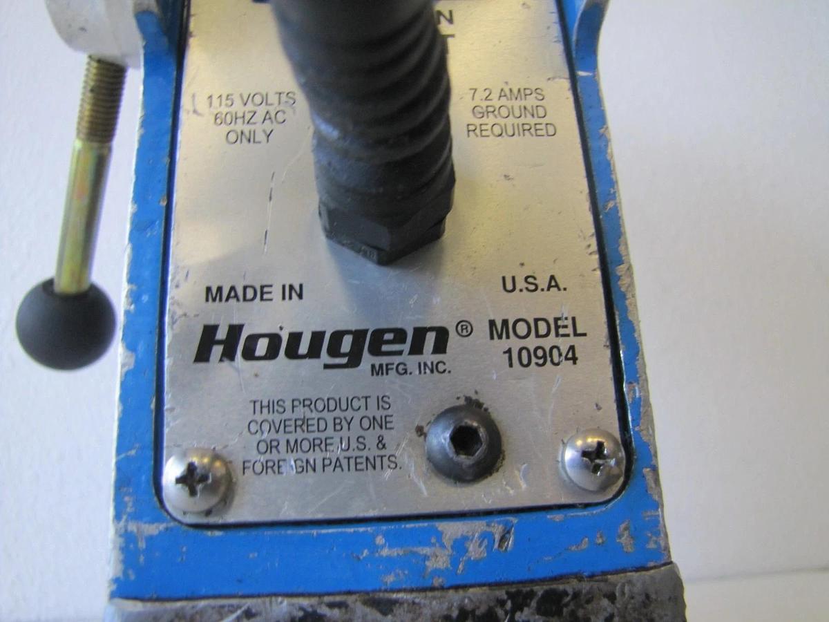 Used Hougen Rotabroach 10904 Mag Portable Magnetic Drill Press With Extra Bits 115V