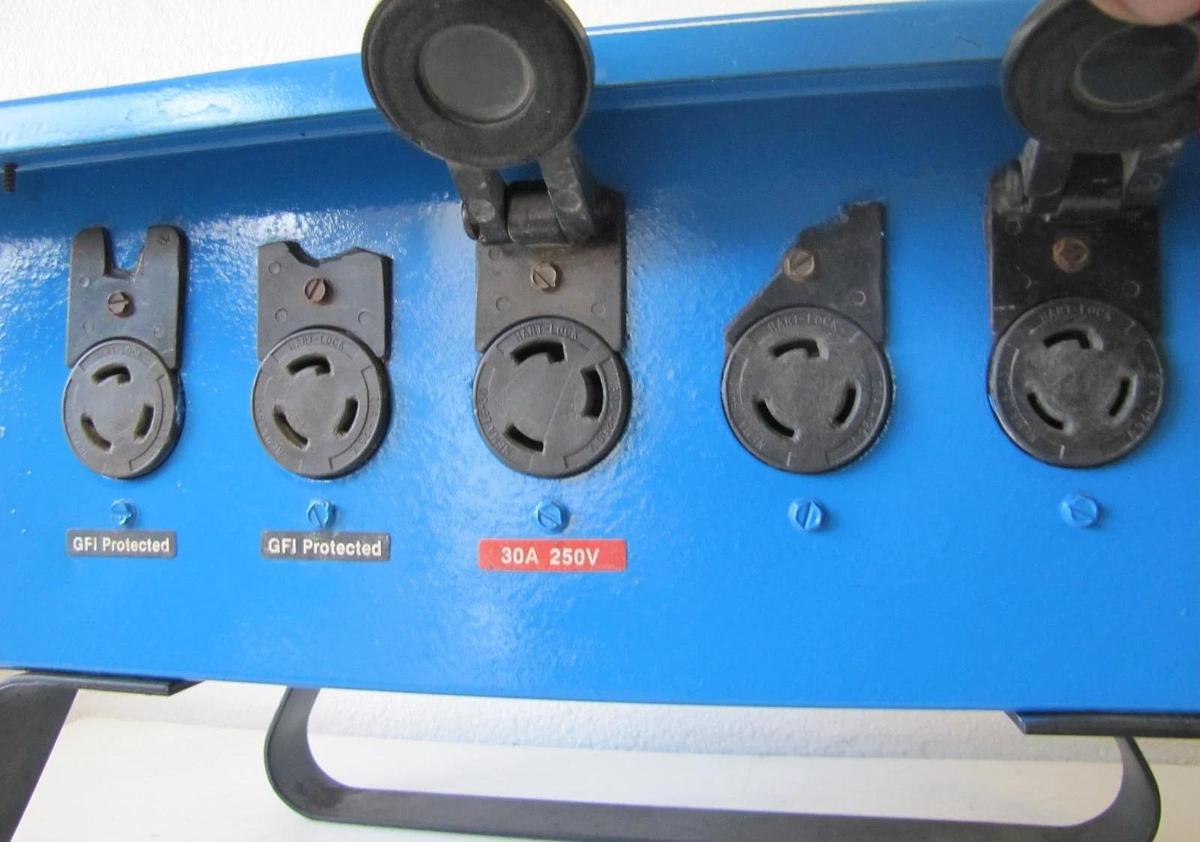 Used CEP 6506-S Spider Temporary Power Distribution Box 50A 125/250V 3P 4W Twist Lock