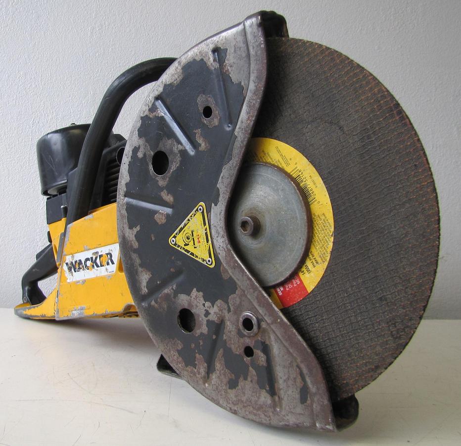 Used Wacker BTS11 Two Stroke Gas Powered 12" Cut Off Saw Concrete Pavement Saw