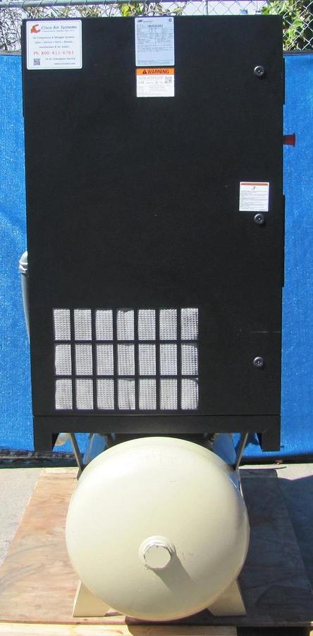 Used Ingersoll Rand R7.5 Nirvana VSD 10HP Rotary Screw Air Compressor 80 Gallon Tank