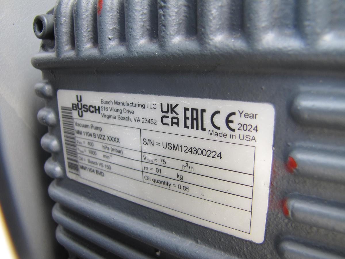 Used Midmark PowerVac Busch Dental Vacuum Pump MM 1104 B 029-3713-01 AS IS #1