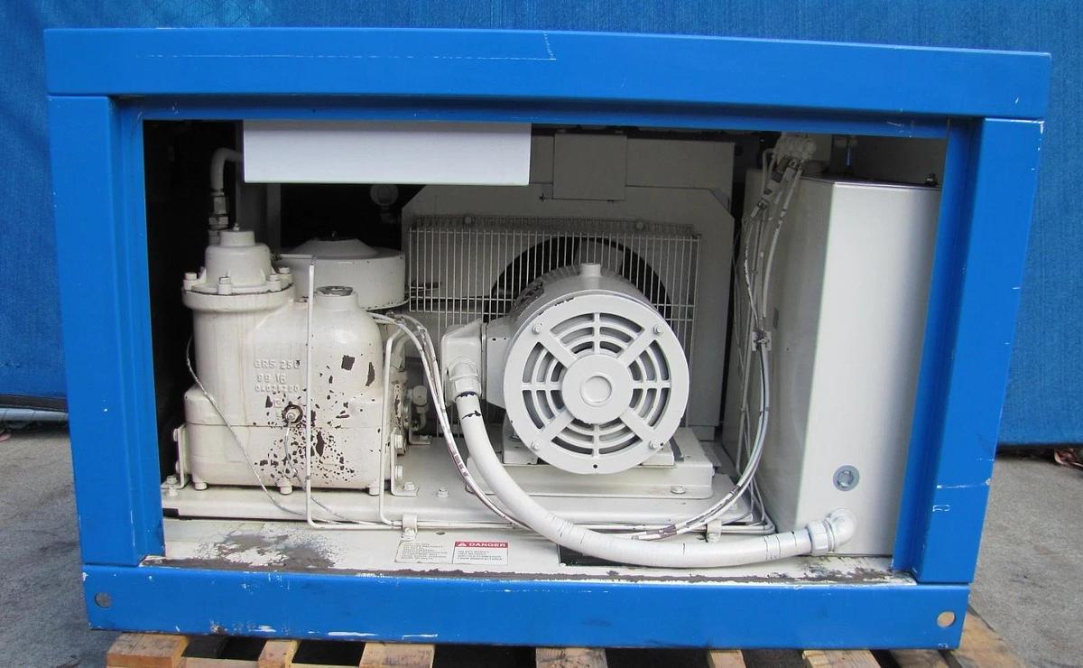 Used Gardner Denver Champion 300EBA753 7.5HP Rotary Screw Air Compressor 230V 3 Phase