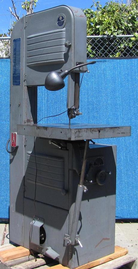 Used Rockwell 28-500 Vertical Band Saw Variable Speed 1HP 230V 1PH New Bi-Metal Blade