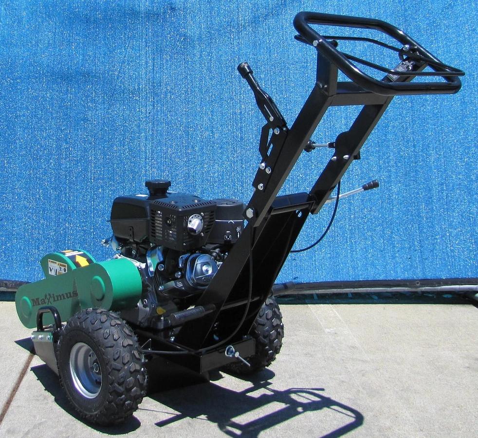 Used Maximus 15 HP Walk Behind Stump Grinder With Kohler Gas Engine & Extra Teeth