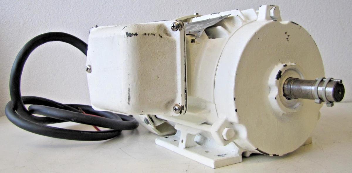 Used Sterling 2 HP Electric Motor 1730 RPM 230/460V 3 Phase 145T 7/8" Dia. Shaft