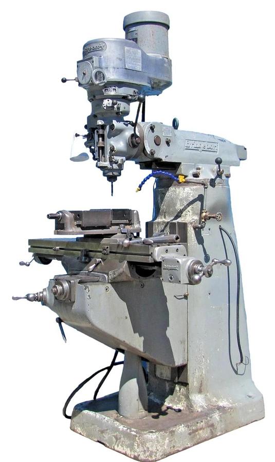 Used Bridgeport 1.5 HP J Head Vertical Mill Milling Machine Variable Speed 460V 3 Ph