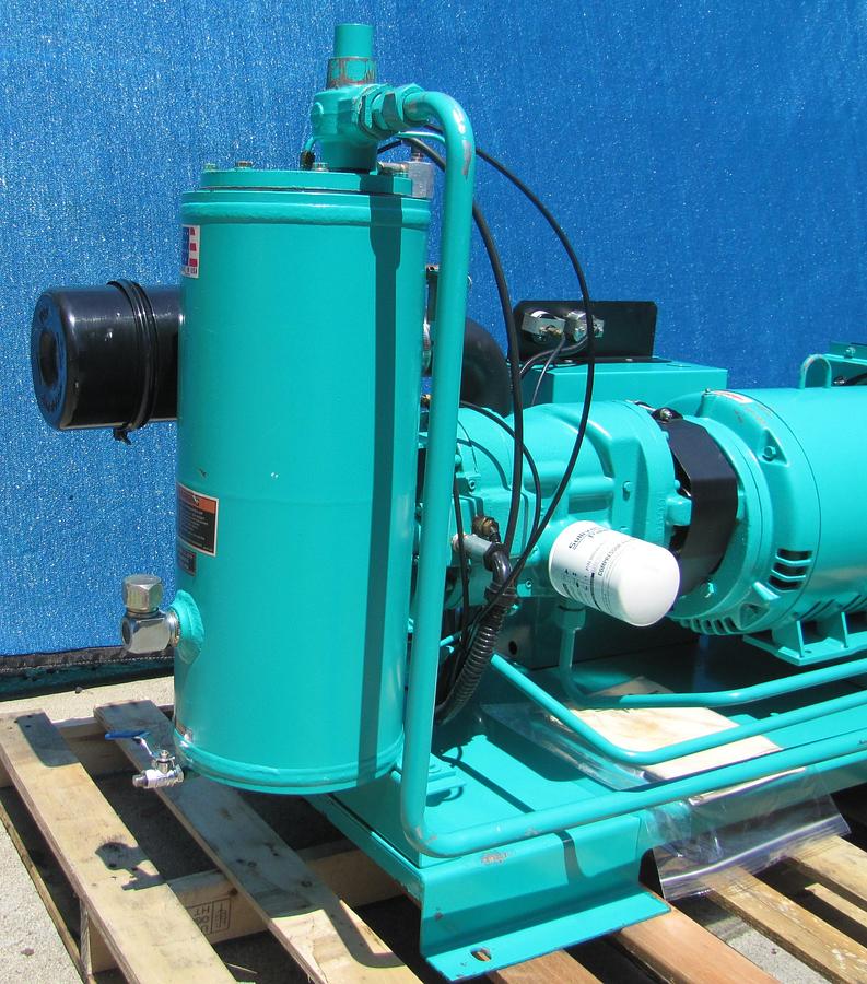 Used Sullivan Palatek 25 HP Rotary Screw Air Compressor 100 CFM 460V 3 Phase