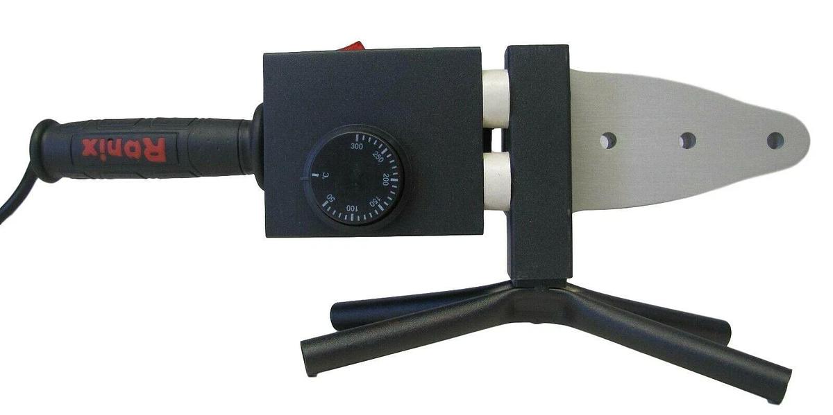 Used Ronix HDPE PE Pipe Fusion Butt Welder Socket Heater Machine 20 to 25mm 220V