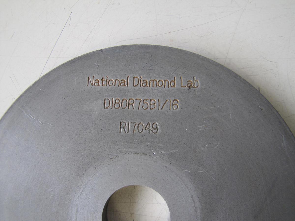 Used Lot of 7 Lapping Wheels 7" Diameter National Diamond Lab & US Diamond Wheel