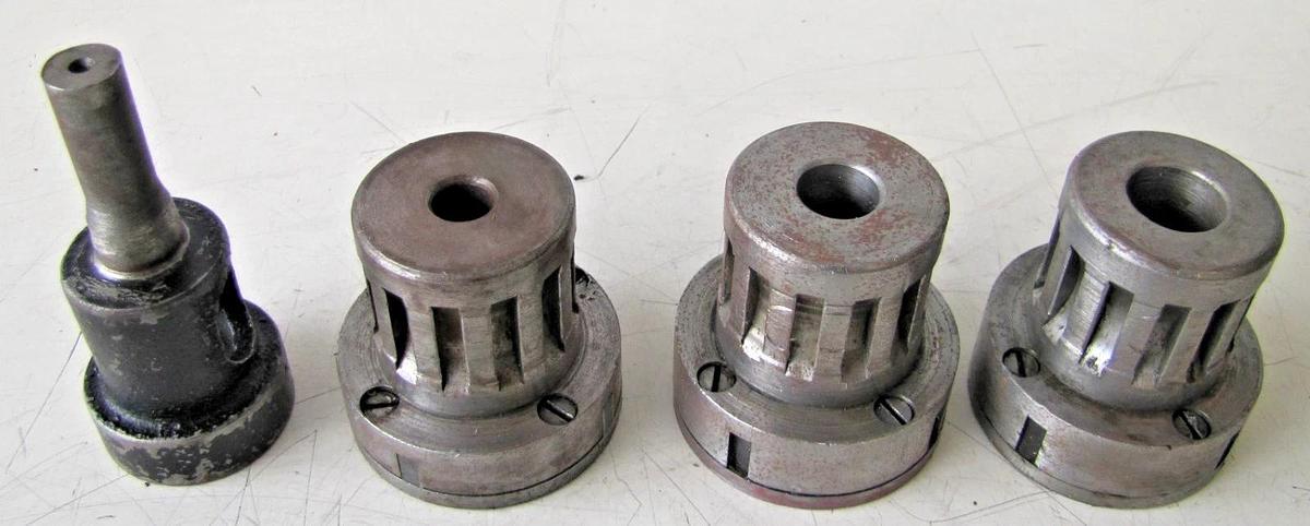 Used Toledo 101 Adjustable Bolt Die Stock Tapping Set 1/4" to 5/8" with Case