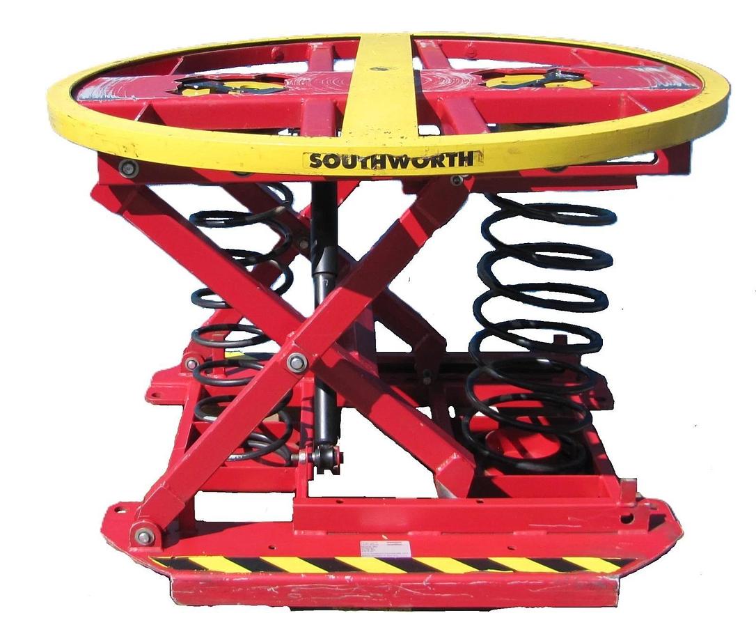 Used Southworth PP360-R4 PalletPal Positioner Level Loader 4500 lb Cap 44in Turntable