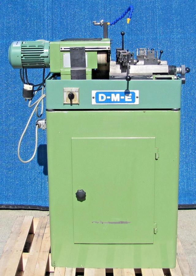 Used DME Pin Tool Grinder and Cutter Cut Off Machine With Coolant Pump 230V 3 Phase