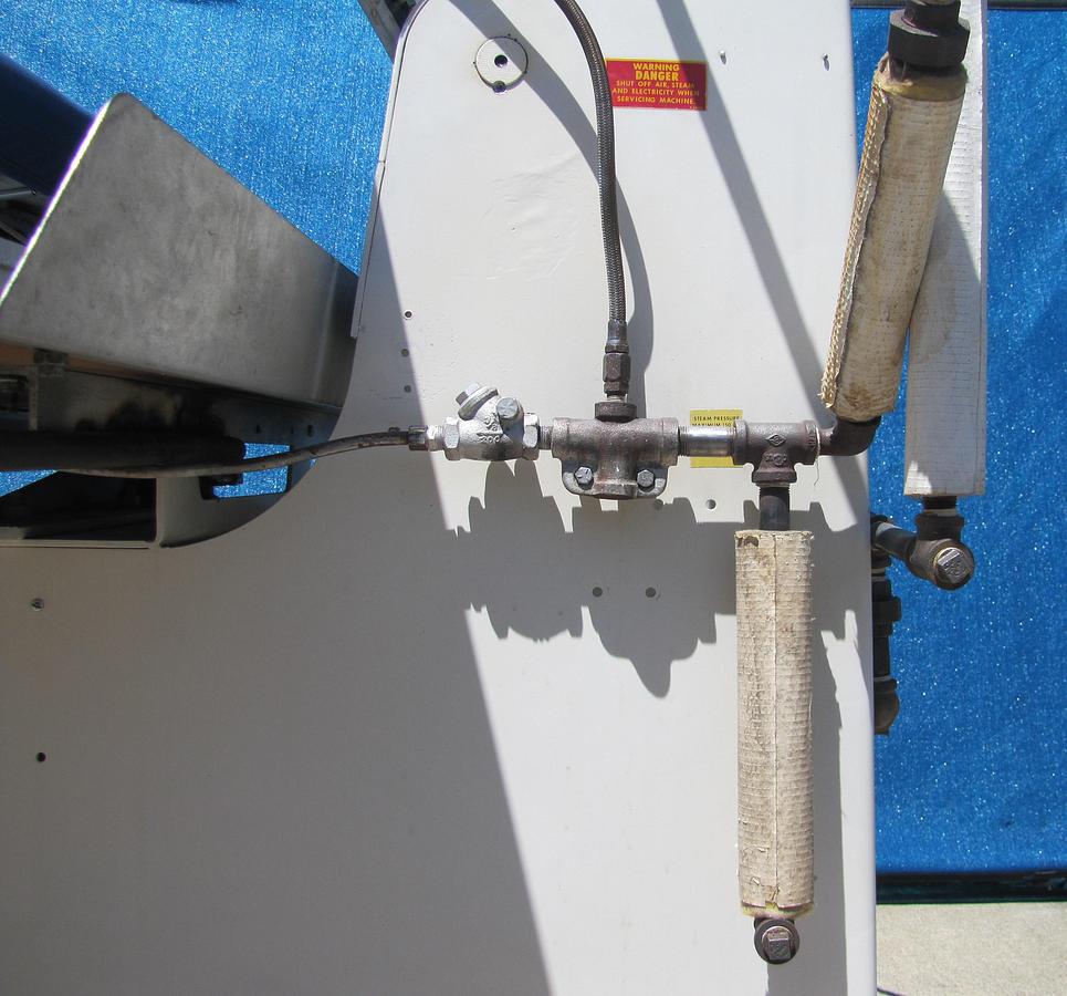 Used Ceco Dry Cleaning Machine Ironing Steam Press Steam & Air Operated Cissell Type