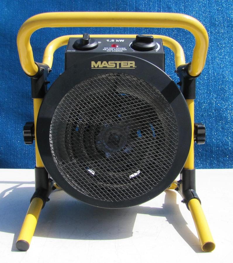 Used Master Electric MH-515-120 Fan Heater 1500W 120 VAC Fan & Heater Modes