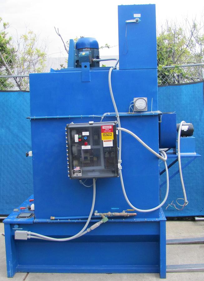 Used Filter 1 Hydrotron 10 HP Wet Dust Collector 5000 CFM NG HWF-5-50-10-VF 460V