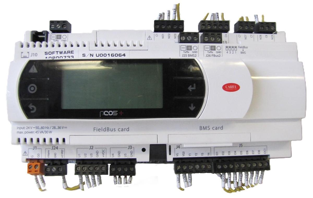 Used Carel pCO5+ PLC Controller 24VAC 28-36VDC 45VA/30W Arid Dry Dehumidifier AS IS