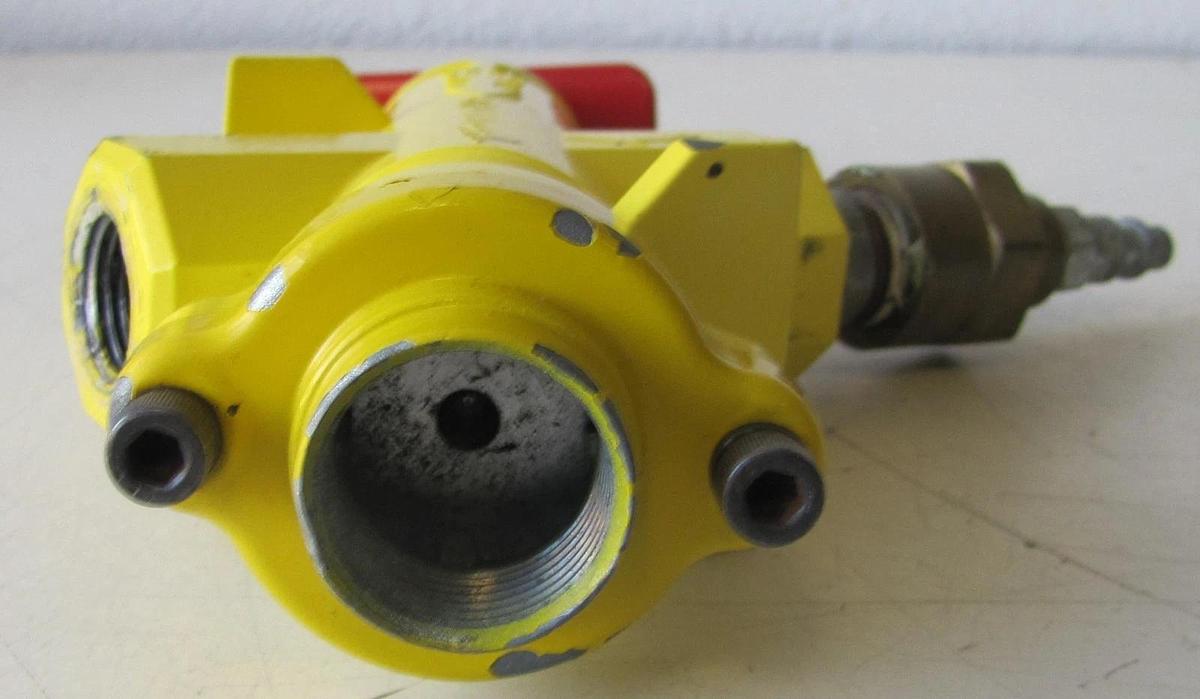 Used Speedaire 1/2" NPT Air Line Lockout Valve 4ZL04 Air System Shut Off Valve