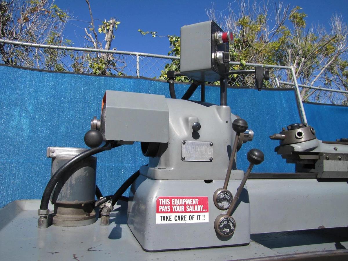 Used Hardinge DV-59 DSM-59 Second Operation Turret Lathe 3/4 HP 230V 3 Phase Coolant