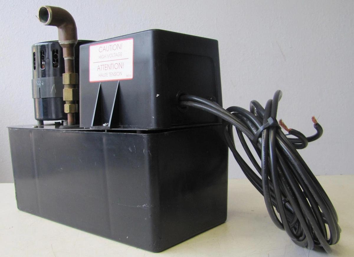 Used Beckett Condensate Pump 460V 1 Phase CU554ULHT Fasco Electric Motor  1/5 HP 60Hz