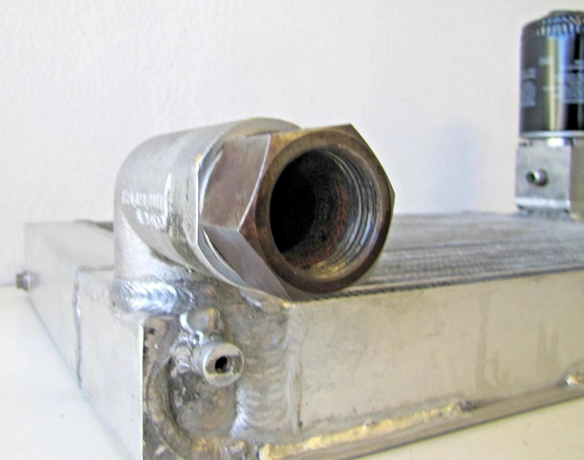 Used Kaeser SK-26 Air Compressor Oil Cooler Heat Exchanger 5.1026.00010 5.1026.0