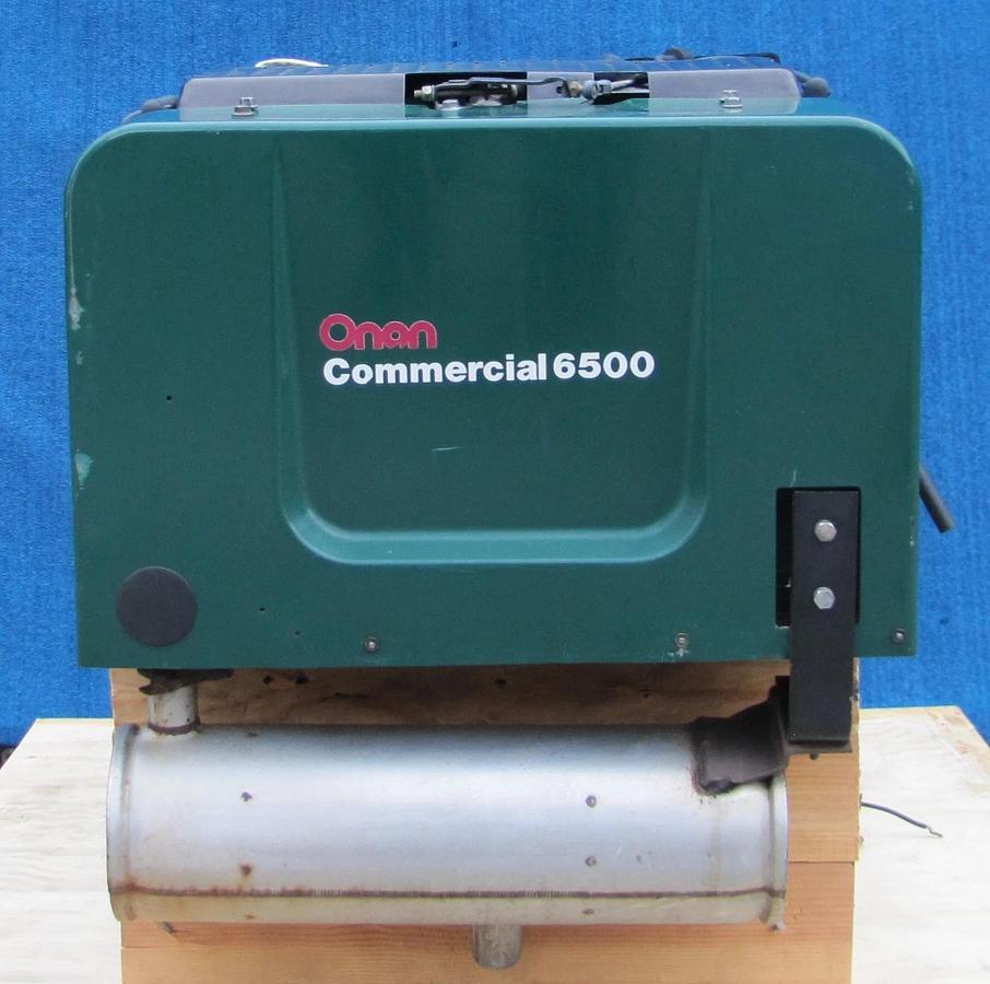 Used Onan Emerald Plus 6500 Watt RV Generator Gasoline Powered 120V Output 54.2 Amps
