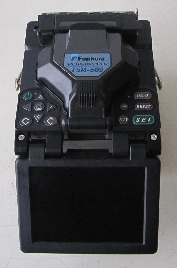Used Fujikura FSM-50S Optical Fiber Arc Fusion Splicer AS IS with Case and Manual #2